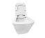 Сиденье для унитаза VENTA Flow из материала Duroplast, антибактериальное, Soft Close 112459