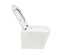 Сиденье для унитаза VENTA Flow из материала Duroplast, антибактериальное, Soft Close 112459