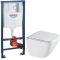 Інсталяційна система Grohe Rapid SL 38772001 з підвісним унітазом VENTA LIST Tornado 3.0 та кришкою 94362