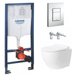 Комплект: Інсталяційна система Grohe Rapid SL 38772001 з  підвісним унітазом  VENTA URBAN  з cидінням  soft-close 97027 