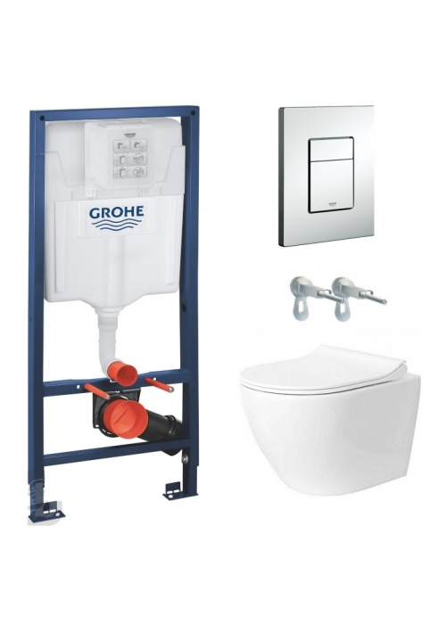 Комплект: Інсталяційна система Grohe Rapid SL 38772001 з  підвісним унітазом  VENTA URBAN  з cидінням  soft-close 97027 