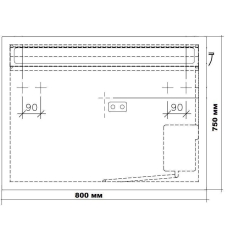 Зеркало в ванную комнату Villeroy&Boch More to See A4298000