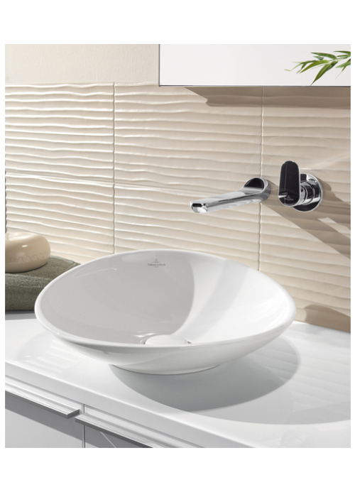 Умывальник VILLEROY & BOCH My Nature d-45 см, белый Ceramic Plus 411045R1