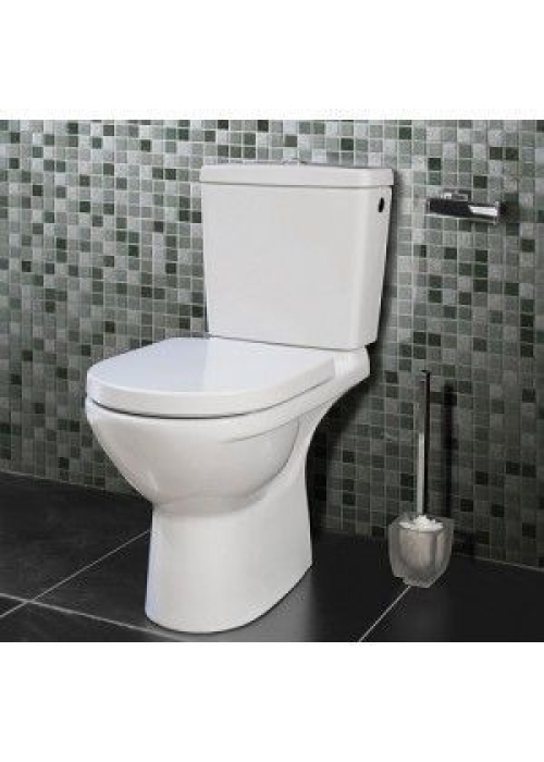 Унітаз для підлоги VILLEROY&BOCH O.Novo 5661T301 DUO з кришкою soft close 5661T301