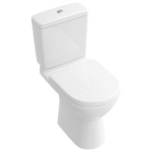 Унітаз для підлоги VILLEROY&BOCH O.Novo 5661T301 DUO з кришкою soft close 5661T301