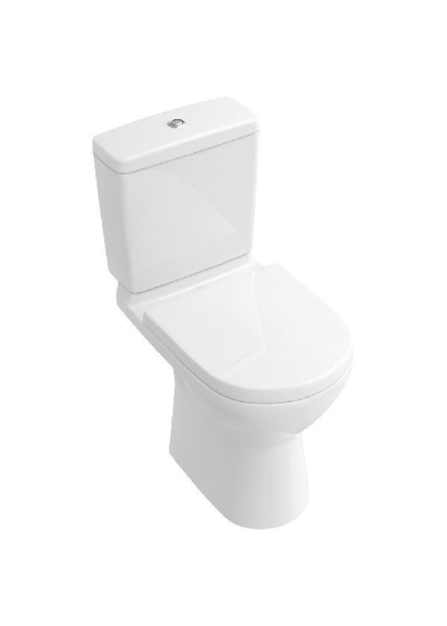 Унітаз для підлоги VILLEROY&BOCH O.Novo 5661T301 DUO з кришкою soft close 5661T301