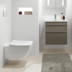  ᐉ Унітаз підвісний Villeroy & Boch VENTICELLO 4611R001 + Сидіння Villeroy & Boch VENTICELLO SlimSeat 9M79S101 ( 4611RS01 )