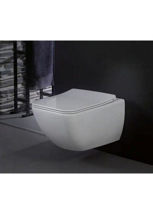  ᐉ Унітаз підвісний Villeroy & Boch VENTICELLO 4611R001 + Сидіння Villeroy & Boch VENTICELLO SlimSeat 9M79S101 ( 4611RS01 )