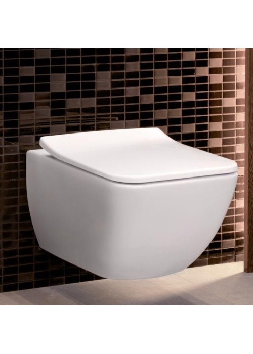  ᐉ Унітаз підвісний Villeroy & Boch VENTICELLO 4611R001 + Сидіння Villeroy & Boch VENTICELLO SlimSeat 9M79S101 ( 4611RS01 )