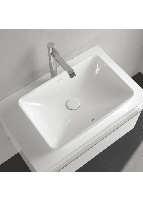 Умивальник на стільницю прямокутний VILLEROY & BOCH Venticello 55х36 см 41135501