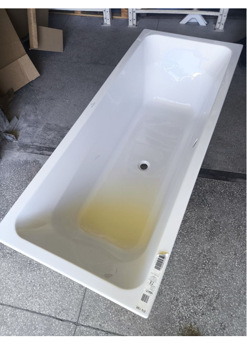 Ванна акрилова прямокутна VILLEROY&BOCH TARGA STYLE 180х80 см UBA180FRA2V-01UU (Уцінений товар, Без захисної плівки)