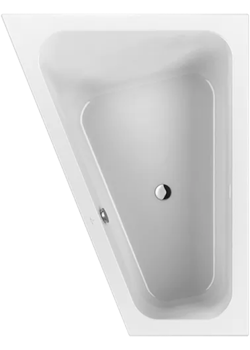 Ванна акрилова асиметрична VILLEROY&BOCH LOOP & FRIENDS 175*135см ліва UBA175LFS9L V-01 (Пошкодження на торцевій частині)