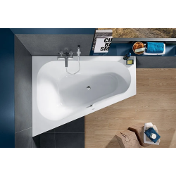 Ванна акрилова асиметрична VILLEROY&BOCH LOOP & FRIENDS 175*135см ліва UBA175LFS9L V-01 (Пошкодження на торцевій частині)