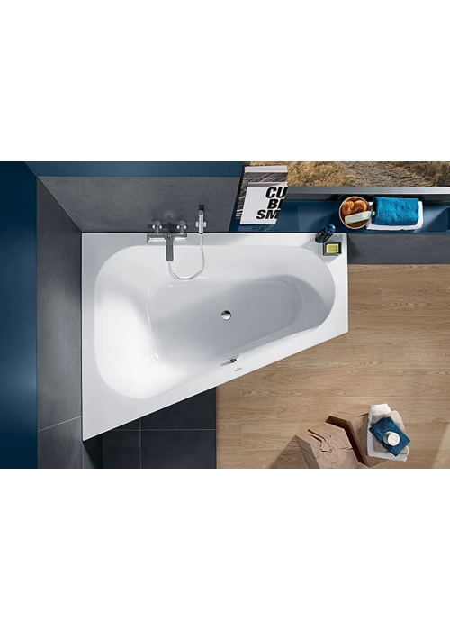 Ванна акрилова асиметрична VILLEROY&BOCH LOOP & FRIENDS 175*135см ліва UBA175LFS9L V-01 (Пошкодження на торцевій частині)