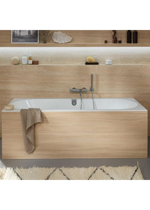 Ванна кварилова VILLEROY & BOCH Oberon 2.0 170x75см White Alpin UBQ170OBR2DV-01+ ніжки