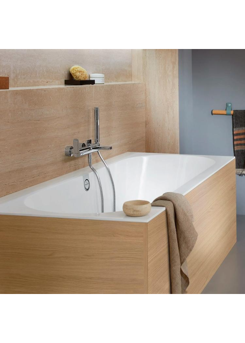 Ванна кварилова VILLEROY & BOCH Oberon 2.0 170x75см White Alpin UBQ170OBR2DV-01+ ніжки