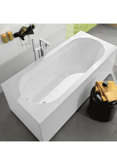 Ванная квариловая прямоугольная VILLEROY & BOCH Oberon 170х70 + ножки uBQ177OBE2V-01
