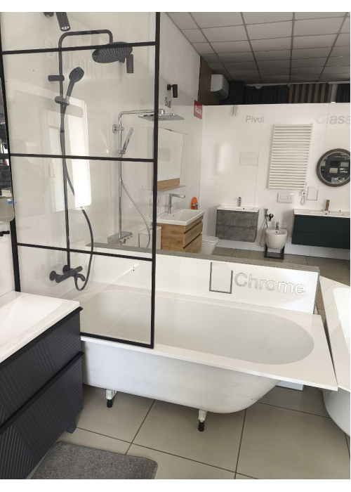 Ванная квариловая прямоугольная VILLEROY & BOCH Oberon 180x80см UBQ180OBE2V-01 + ножки U99740000 (выставочный образец)