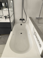 Ванная квариловая прямоугольная VILLEROY & BOCH Oberon 180x80см UBQ180OBE2V-01 + ножки U99740000 (выставочный образец)