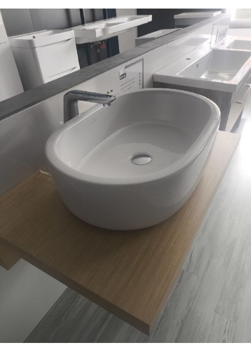 Умивальник на стільницю VILLEROY & BOCH ARCHITECTURA 60х40 см (41266001) (Пошкодження правого борту)