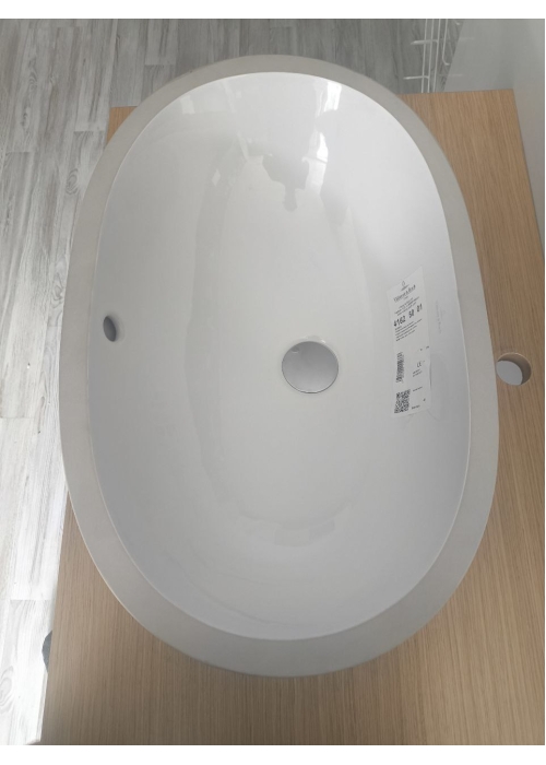 Умивальник овальний врізний під стільницю Villeroy & Boch O.Novo 58х37 см, білий альпійський (41625001) (Невелике пошкодження)