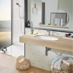 Умивальник овальний врізний під стільницю Villeroy & Boch O.Novo 58х37 см, білий альпійський (41625001)
