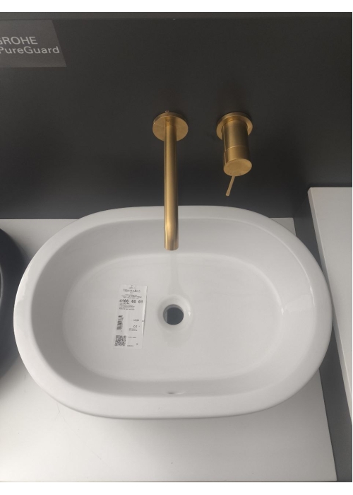 Умывальник овальный врезной в столешницу VILLEROY & BOCH ARCHITECTURA 61.5х41.5 см (41666001) (Сантехнический недолив)