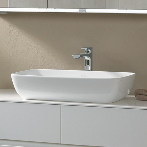 Умивальник на стільницю Villeroy & Boch Artis 58х38 см Titan Ceram (41725801) (Сантехнічний недолив)