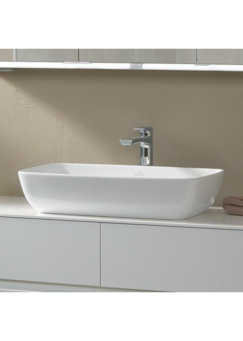 Умивальник на стільницю Villeroy & Boch Artis 58х38 см Titan Ceram (41725801) (Сантехнічний недолив)