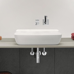 Умивальник на стільницю Villeroy & Boch Artis 58х38 см Titan Ceram (41725801) (Сантехнічний недолив)