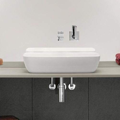 Умивальник на стільницю Villeroy & Boch Artis 58х38 см Titan Ceram (41725801) (Сантехнічний недолив)