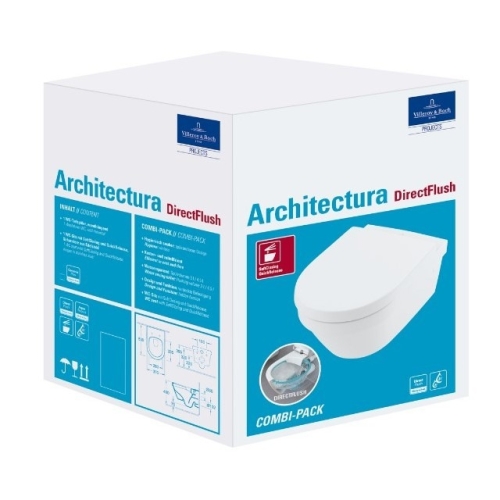 Унітаз підвісний VILLEROY&BOCH Architecture New із сидінням Slow closing 4694HR01