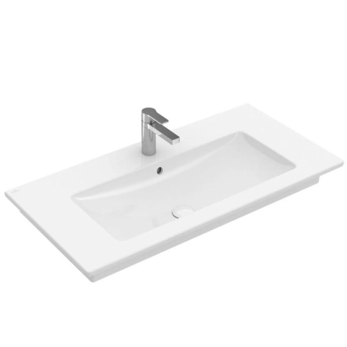 Меблевий умивальник VILLEROY & BOCH VERITY LINE 100х50см, прямокутний, білий альпін (4A12AL01)