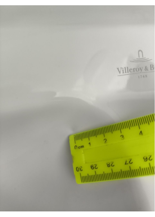 Умывальник двойной подвесной прямоугольный на два смесителя Villeroy&Boch SENTIQUE 130х52 см (5126D1R2) (Сантехнический недолив)