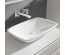 Умивальник на стільницю VILLEROY & BOCH LOOP & FRIENDS 58х38 см в комплекті з донним клапаном та підставкою (51540001) (Сантехнічний недолив)