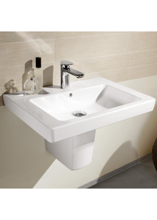 Умывальник подвесной Villeroy&Boch Subway 2.0, 60х47 см белый (71136001) (Небольшая царапина)