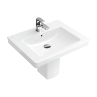 Умивальник підвісний Villeroy&Boch Subway 2.0, 60х47 см білий (71136001) (Невелика подряпина)