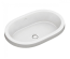 Умивальник овальний врізний в стільницю VILLEROY & BOCH ARCHITECTURA 61.5х41.5 см (41666001) (Сантехнічний недолив)