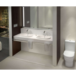 Умивальник овальний врізний в стільницю VILLEROY & BOCH ARCHITECTURA 61.5х41.5 см (41666001) (Сантехнічний недолив)