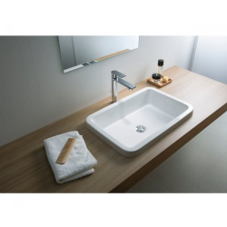 Умивальник врізний в стільницю прямокутний VILLEROY & BOCH ARCHITECTURA 61.5х41.5 см (41676001) (Пошкоджені борти)