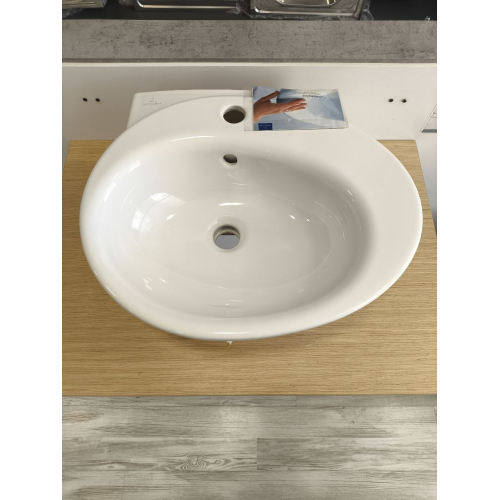 Умивальник підвісний Villeroy&Boch Aveo білий альпін 730850R1 (сантехнічний недолив)