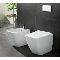  ᐉ Унітаз приставний Villeroy & Boch VENTICELLO 4613R001 + Сидіння Villeroy & Boch VENTICELLO SlimSeat 9M79S101