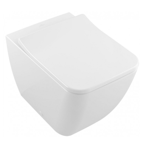  ᐉ Унітаз приставний Villeroy & Boch VENTICELLO 4613R001 + Сидіння Villeroy & Boch VENTICELLO SlimSeat 9M79S101