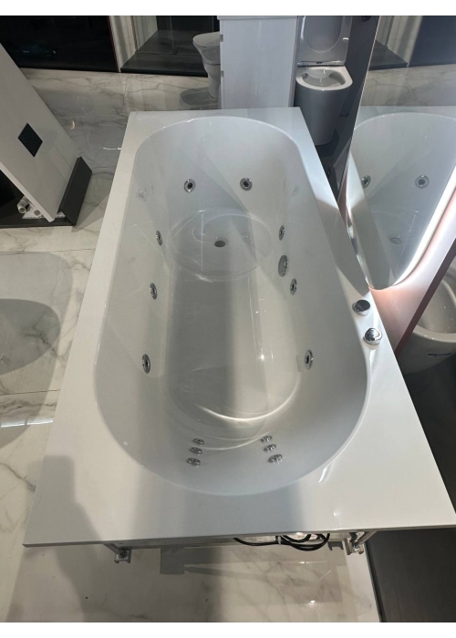 Ванна  гідромасажна прямокутна VILLEROY & BOCH Libra 180x80см uBQ180LIB2V-01Gidro