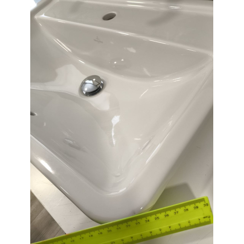 Умивальник врізний в стільницю прямокутний VILLEROY & BOCH LOOP & FRIENDS 67,5х45 см 51456001 (Сантехнічний недолив)