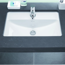 Умивальник прямокутний врізний під стільницю Villeroy & Boch Loop & Friends 50х50 см, білий (51624001)