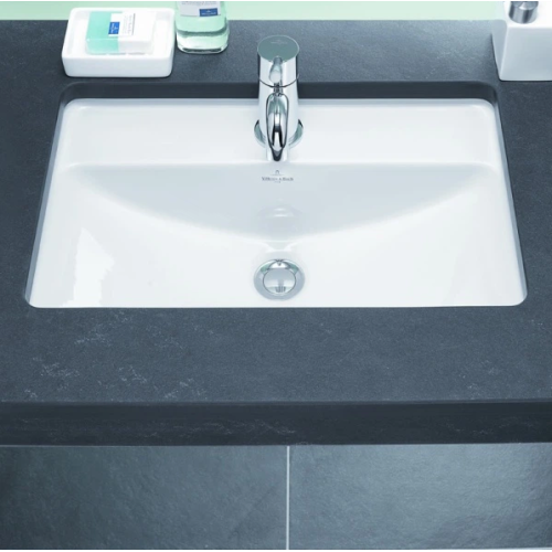 Умивальник прямокутний врізний під стільницю Villeroy & Boch Loop & Friends 50х50 см, білий (51624001)