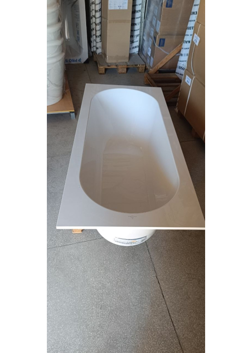 Ванная квариловая прямоугольная VILLEROY & BOCH Oberon 180x80см UBQ180OBE2V-01 + ножки U99740000