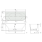 Ванна пристінна кварилова VILLEROY & BOCH Oberon 2.0 180x80см UBQ180OBR9CD00V-01