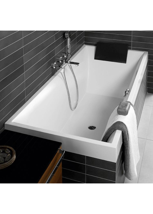 Ванна кварилова прямокутна VILLEROY&BOCH SQUARO 180*80см, в комплекті з ніжками, UBQ180SQR2V-01